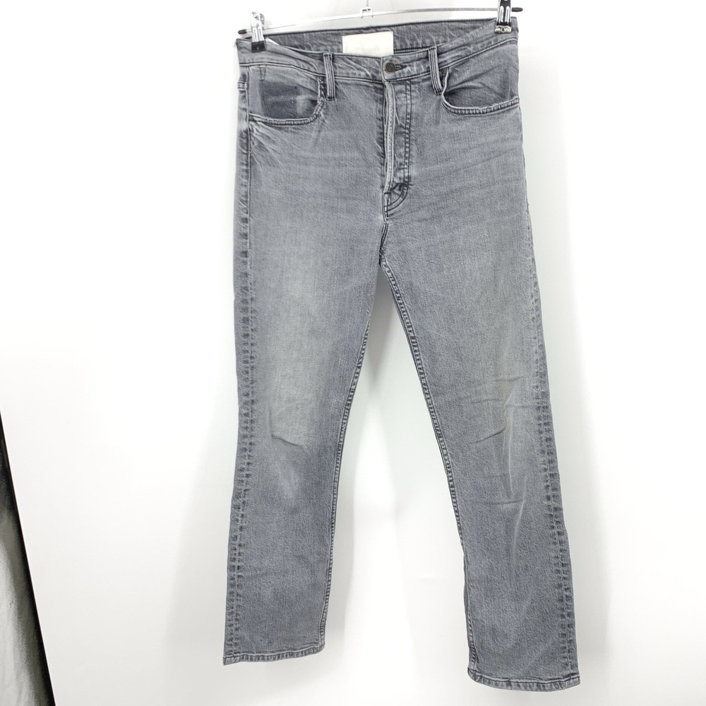 Mother Denim Women Size 29 Jeans Gray Tomcat Ankle Straight Leg Pants Pavement